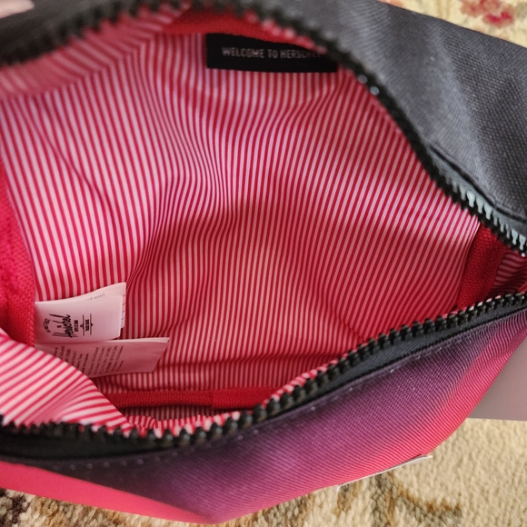 Herschel Pink and Black Waist Bag - Picture 2 of 2